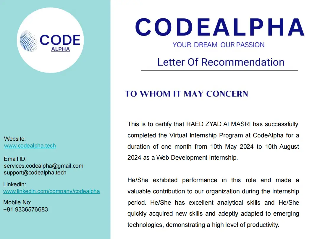 Personal Portfolio Images